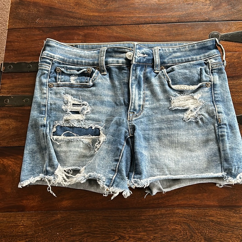 American Eagle Distressed Jean shorts